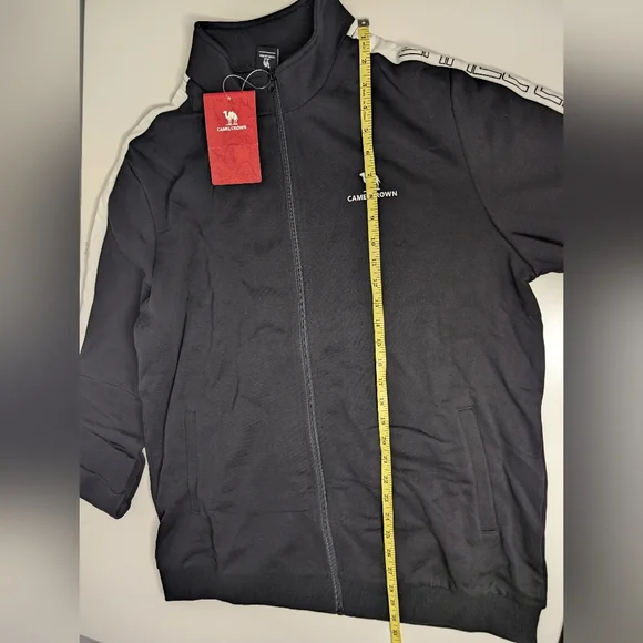 NWT Camel Crown XXXL Mens Black Jacket Zipper Long Sleeve - Picture 12 of 14